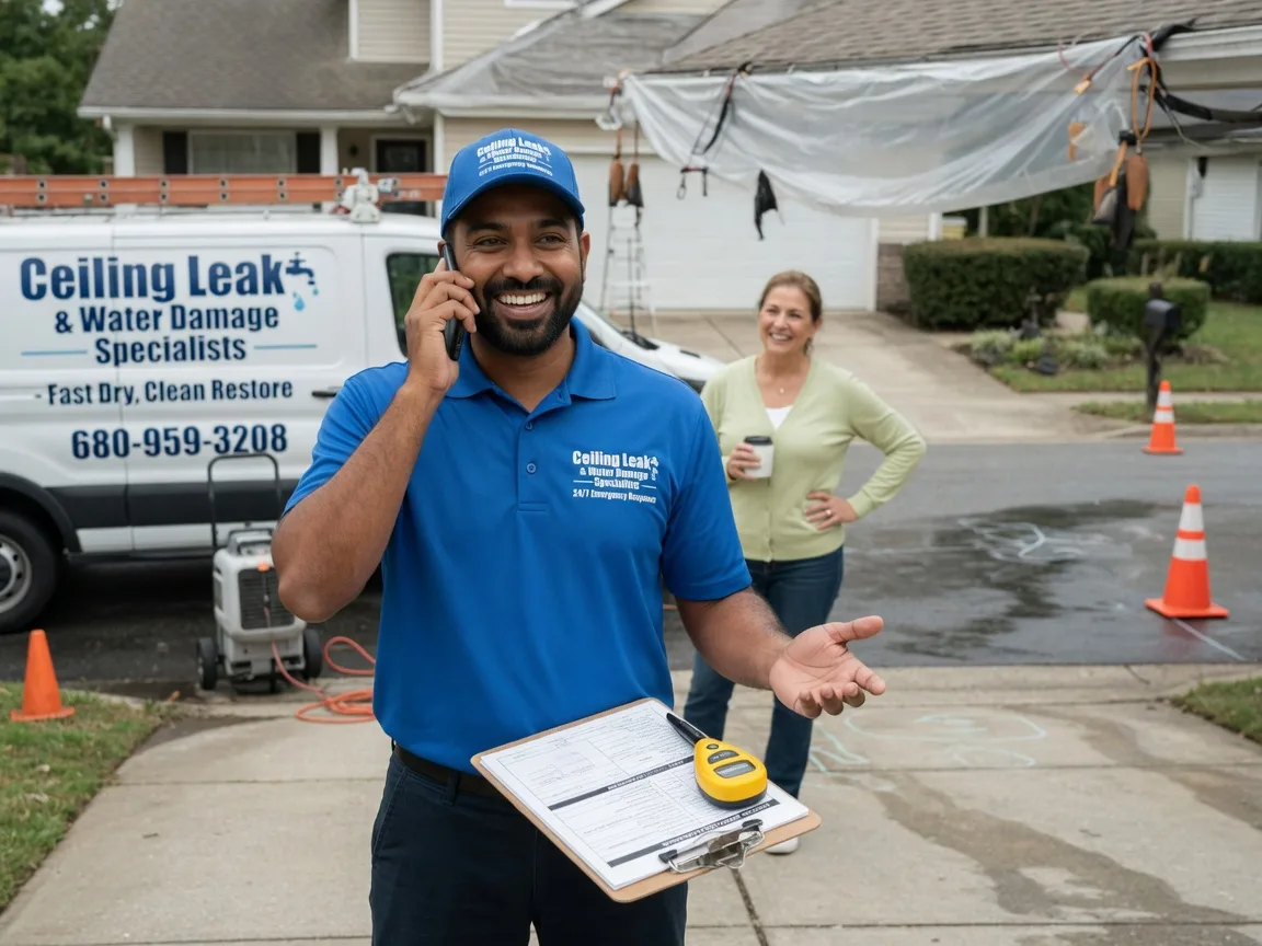 Ceiling Leak Cleanup Thayer, IA FAQs